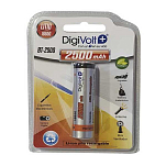 Digivolt 903126082 18650 Щелочные батареи типа ААА 1 единицы измерения Серебристый Silver