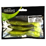 Wizard 86963-100 Мягкий приманка Monnow X Roach 110 mm 3 Единицы Clear Green