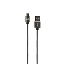 Купить Muvit TGUSC0011 USB-кабель к Micro USB Metal Fleixble 3A 1.2 M Серый Grey 7ft.ru в интернет магазине Семь Футов