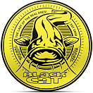 Купить Black cat 9949101 Round Наклейки Желтый  Yellow 7ft.ru в интернет магазине Семь Футов