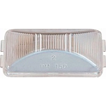 Anderson marine 177-V203C светодиодная подсветка номерного знака 6.29x3.04 cm Серебристый White