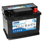 Exide NBA-918 12V/60Ah 680 CCA Dual Agm Exide NBA-918 Ep500 батарея Бесцветный Black