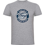 Kruskis CA65500158C058 Футболка с коротким рукавом Lobster Серый Heather Grey S