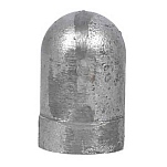 Super marine ANO100 Couach Цинковый анод на конце вала Серебристый Grey 38 x 26 mm