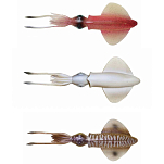 Savage gear 63858 3D Swim Squid 95 Mm 5g 4 Единицы Многоцветный Brown