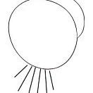 ROUND built-in courtesy blue light downward, Osculati 13.188.21