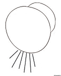ROUND built-in courtesy blue light downward, Osculati 13.188.21