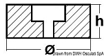 Magnesium stern anode 100x40 mm, 43.210.21