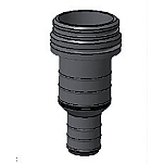 Plastimo 55135 Выход морской воды через корпус Black 25-38 mm