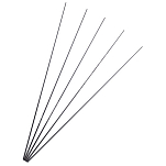 ZunZun 002030 Coup Carbon Quiver Tip m 1.00 m Черный  Black 5-2 mm 
