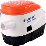Seaflo SFBP1-G1100-06 1100 GPH 12V 3A Автоматический погружной насос Бесцветный White / Orange / Brown 103 x 150 mm 