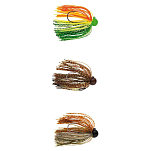 Daiwa 15610007 Tournament Rubber Джиг-голова  Green / Yellow / Orange 7 g