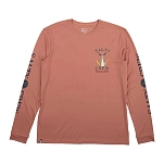 Salty crew 20135037-COR-XXL Футболка с длинным рукавом от высыпаний Tailed Tech Красный Coral 2XL