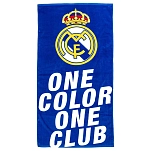 Cerdá 2200010392 полотенце Real Madrid Cotton Голубой Blue
