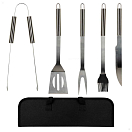 Купить Aktive 52981 случай 5 Посуда для барбекю Black / Silver 7ft.ru в интернет магазине Семь Футов