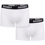 Brandit 4501-212-S Боксёр Logo 2 Единицы Белая  White / White S