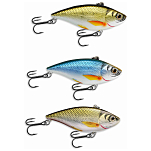 Live target GS50SK210 Golden Shiner Rattlebait Sinking Безгубые воблеры 50 mm 7g Золотистый Glow / Blue