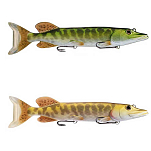 Live target BPS300MS807 Pike Juvenile Приманка для плавания 300 mm 245g Золотистый Metallic / Green