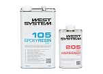 WEST SYSTEM Эпоксидная смола 105 и быстрый отвердитель 205 / 6 кг