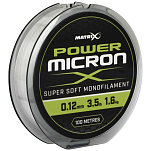 Matrix fishing GML028 Power Micron 100 M линия Белая  Transparent 0.100 mm 