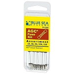 Blue sea systems 5288-BSS Mix 5 куски АРУ Предохранитель УСТАНОВЛЕН Бесцветный Clear