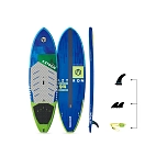 Купить Aztron ah-501 Надувная доска для падлбординга Apus Carbon 9´4´´ Blue / Green 85x35x45 7ft.ru в интернет магазине Семь Футов