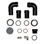 Plastimo 62072 Соединитель для бака с черной водой Серебристый Black