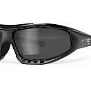 Спортивные очки LiP Surge Aero / Gloss Black - Black / PC Polarized / Levante Series Chroma Smoke, 3430