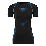 Kempa 200205901-xl/xxl Базовый слой с коротким рукавом Attitude Pro Black / Kempa Blue 25x30x2 XL-2XL