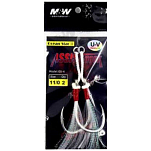 M&W International AZMWOSII490 Ocean Star II OS-4 Вспомогательный крючок Розовый 9/0 