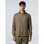 North sails 664368-0421-XXL Рубашка с длинным рукавом 664368 Коричневый Deep Green 2XL