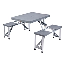 Купить Redcliffs 73794 стол Picnic Folding Set Серебристый Grey 7ft.ru в интернет магазине Семь Футов