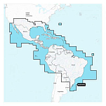 Navionics 010-C1364-30 Большой Sa004L Мексика Карибский бассейн Бразилия Морская карта Multicolor