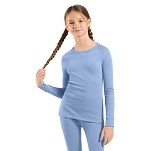 Odlo 159229-21073-116 Базовый слой с длинным рукавом Active Warm Eco Crew Blue Heron 22x13x5 5-6 Years