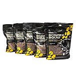 Scopex squid B6802 Stabilised Boilies 1kg Черный  Black 20 mm 
