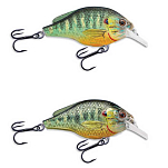 Live target PSS60S100 Pumpkinseed Flat-Side Squarebill Floating воблеры 60 mm 14g Желтый Natural / Matte