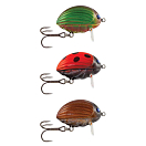 Купить Salmo QBG017 Lil Bug FLO воблеры 30 mm  Black Bug 7ft.ru в интернет магазине Семь Футов