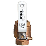 Groco 34-IBV2000 Full Flow In Line Ball Valves IBV Series Коричневый Bronze 51 mm 