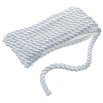 Seachoice 50-42501 3 Stand Twisted Док-веревка 3.05 m Белая White 3/8´´ 