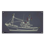 Pros NPE-188 Навигационные огни Силуэт рыболовного вольера Black