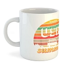 Купить Kruskis 42611C406 Кружка Usa Summer 325ml  White 7ft.ru в интернет магазине Семь Футов