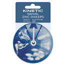 Купить Kinetic F649-259-275 Rolling Со свинцом Белая  Zinc 2/3/5/6/9 g  7ft.ru в интернет магазине Семь Футов