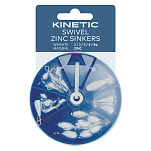 Kinetic F649-259-275 Rolling Со свинцом Белая  Zinc 2/3/5/6/9 g 