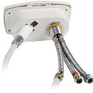 Box doccia New Edge bianco tubo PVC 4 m 15.258.21