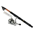 Купить Titan 210036 Комбо вращения Carbon Mini Tele TS4000 Gold / Black 2.40 m 7ft.ru в интернет магазине Семь Футов