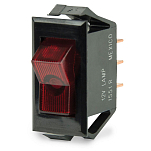 Bep marine 1001705 Off-On DC 10A 12V Однополюсный кулисный переключатель с подсветкой Золотистый Black