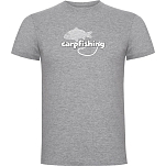 Kruskis CA65500558K038 Футболка с коротким рукавом Carpfishing Серый Heather Grey 2XL