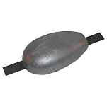 Martyr anodes ANOAH905 520g Сварной алюминиевый анод  Grey 118 x 80 x 26 mm