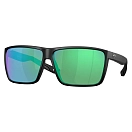 Купить Costa 06S9121-91210464 поляризованные солнцезащитные очки Rincon ii Matte Black 03 Green Mirror 580G/CAT3 7ft.ru в интернет магазине Семь Футов