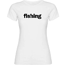 Купить Kruskis 11502102ss286 Футболка с коротким рукавом Word Fishing White 30x25x2 7ft.ru в интернет магазине Семь Футов